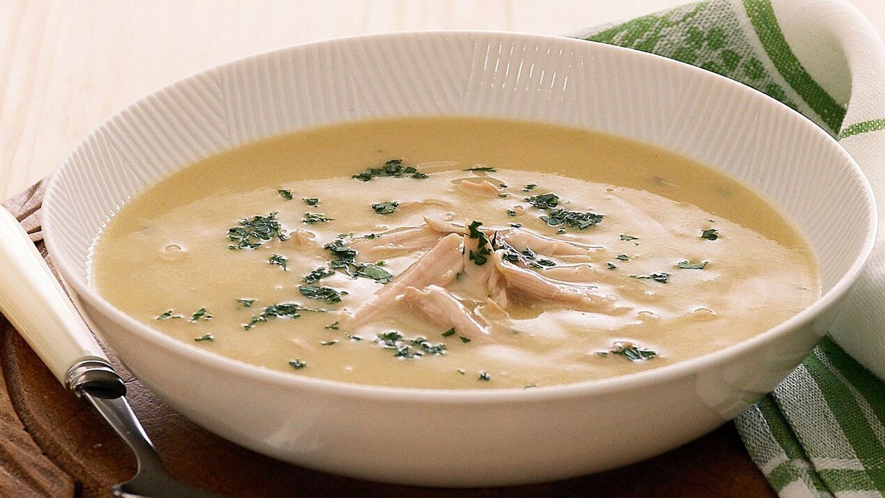 Yumurta kremalı çorba